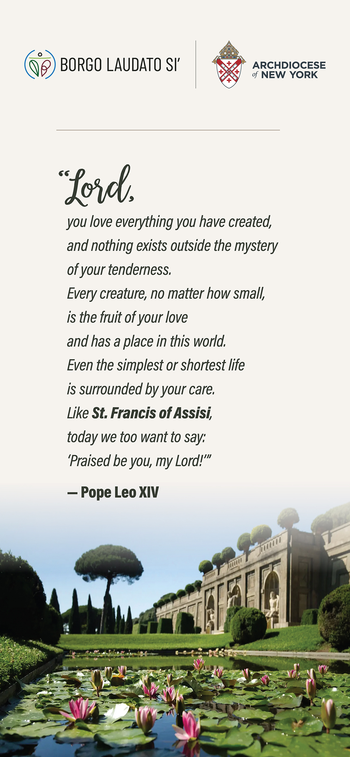 Care for Creation Prayer Card